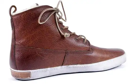 GM06 BLACKSTONE MIDBRUIN - maat 49 veterboot bontvoering - maat 49 Calandschoen