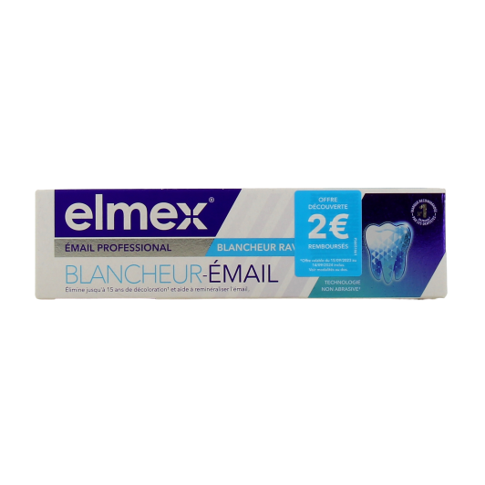 Elmex dentifrice blancheur émail - Dents blanches et saines