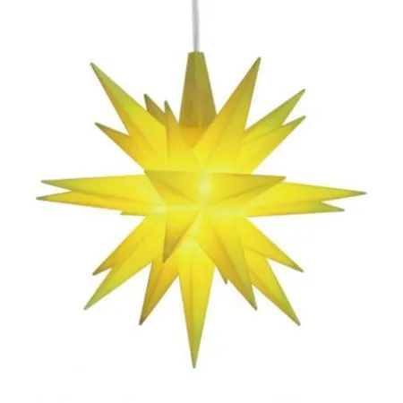 Herrnhuter Sterne Innenstern A1e Sonderedition 2019 Limonengelb, 13cm, mit LED