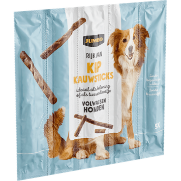 Jumbo Honden Kip Kauwsticks 5 Stuks