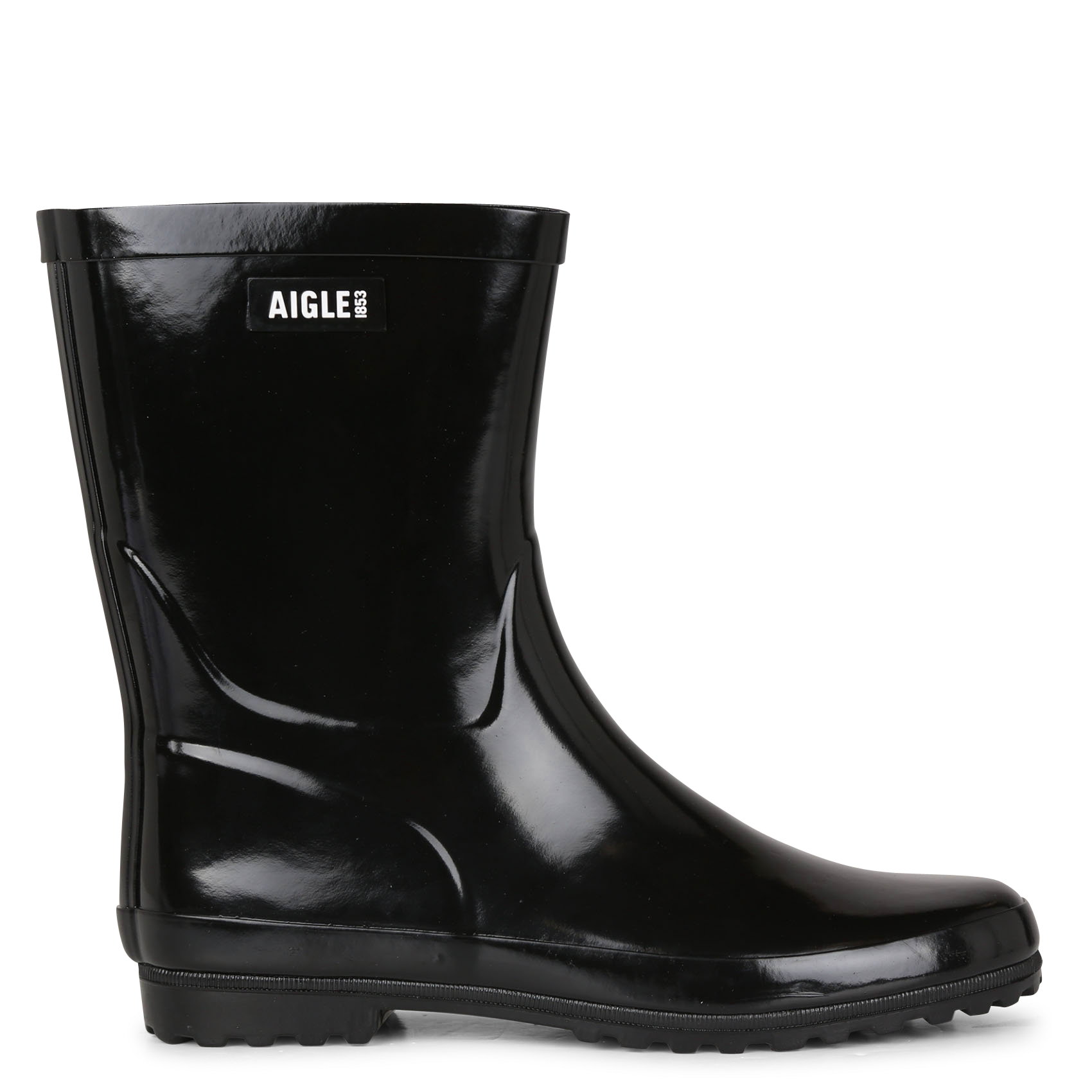 ELIOSA - Bottines de pluie vernis | Noir