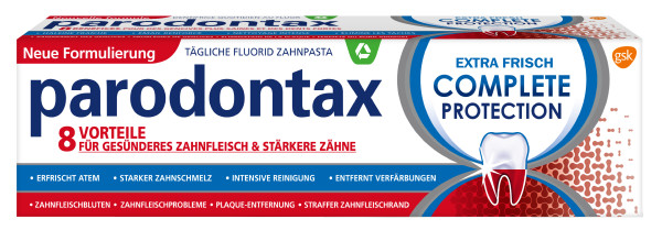 PARODONTAX Complete Protection Zahncreme Creme Extra Frisch Tb 75 ml