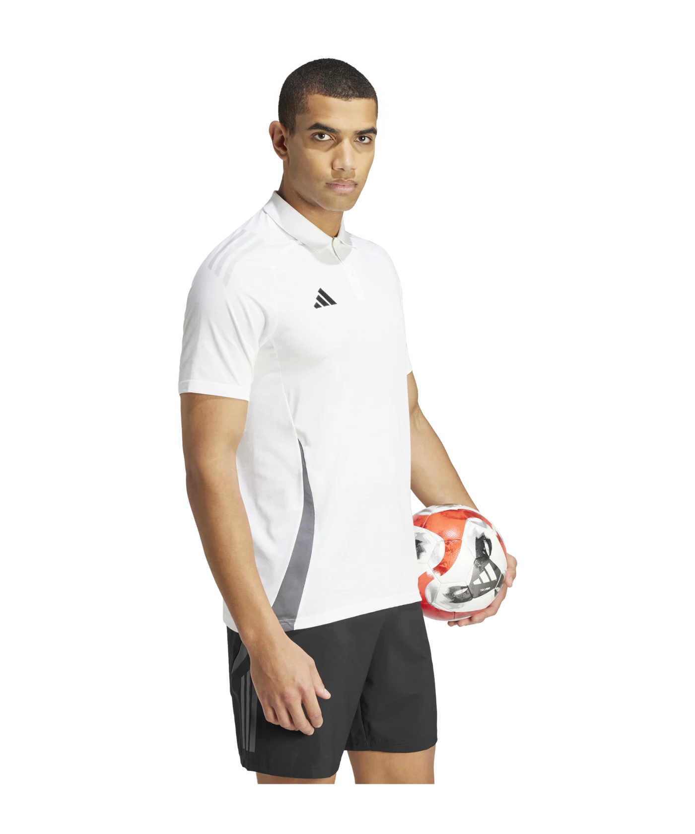 adidas Tiro 24 Competition Poloshirt Weiss