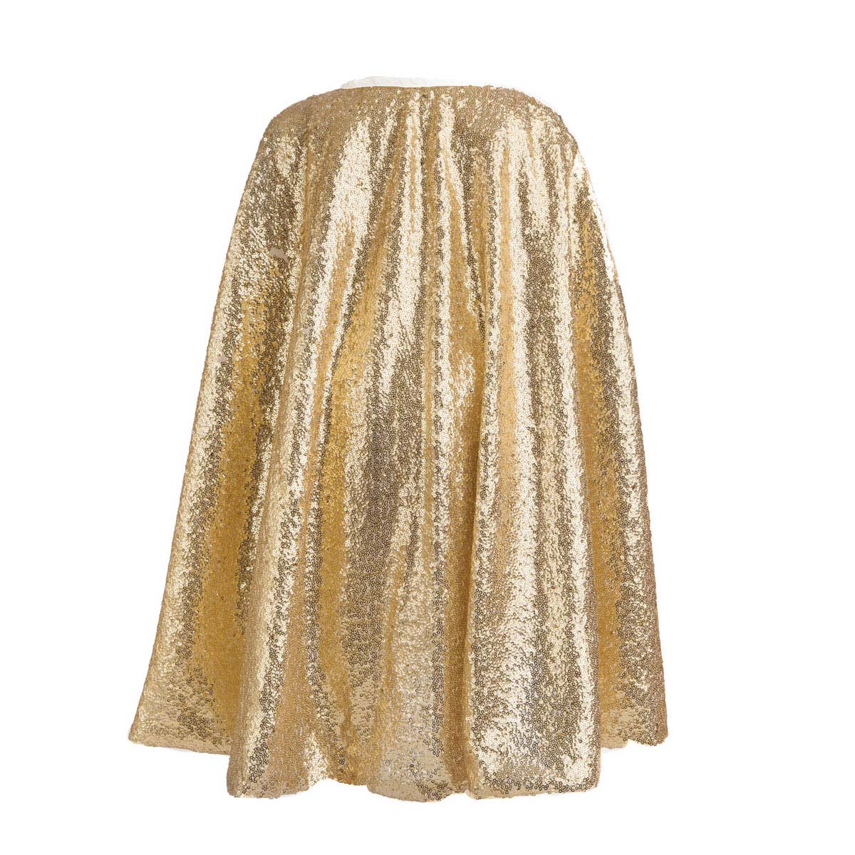 Sparkle Cape met Pailletten Goud, 4-6 jaar