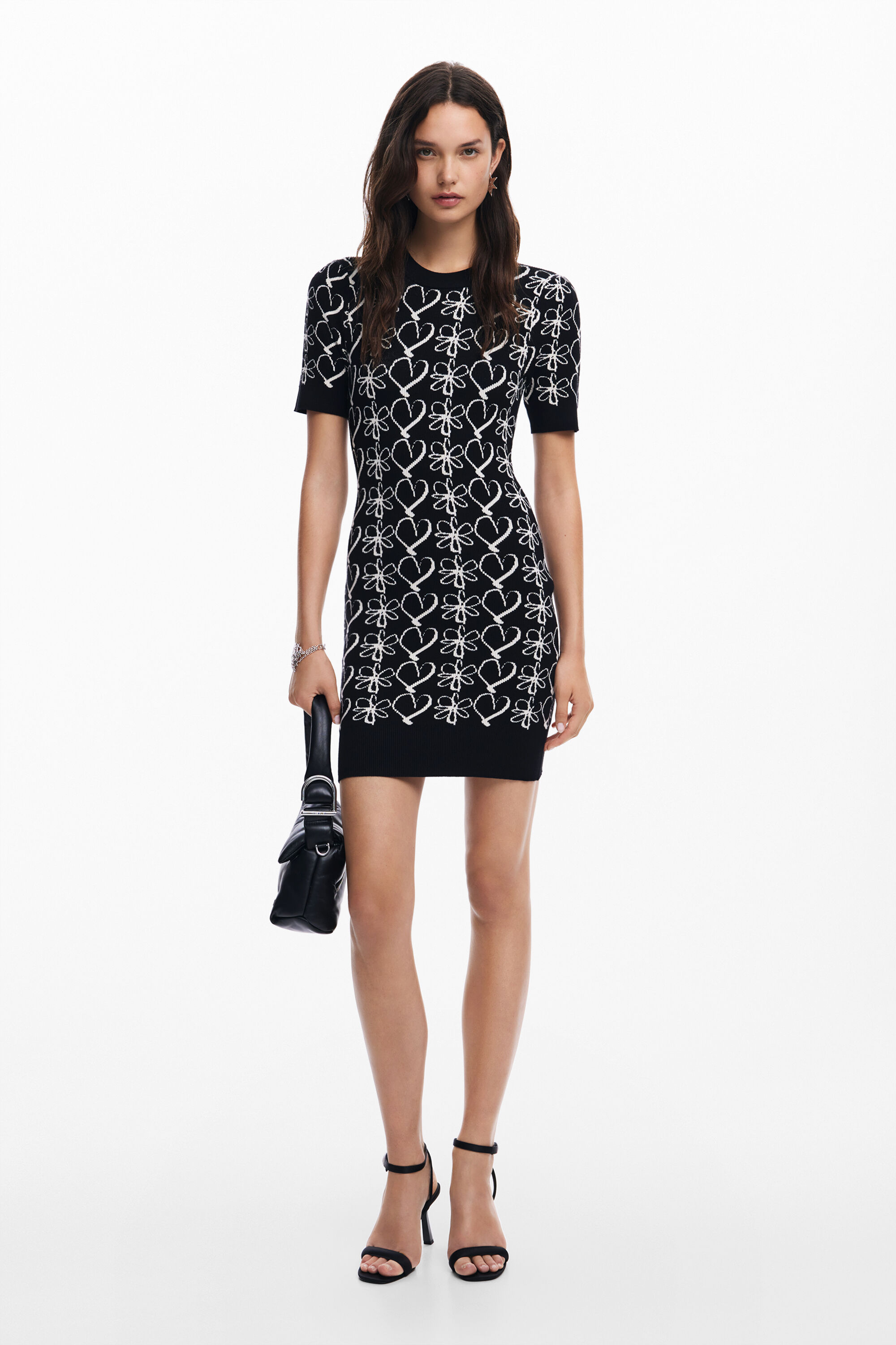 Vestido mini estampado M. Christian Lacroix