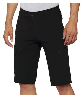 Short 100% Ridecamp avec doublure Noir