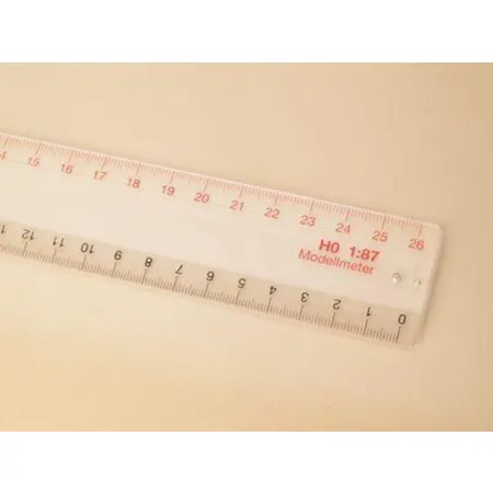 Auhagen Maßstabslineal H0, 30cm, Spur H0