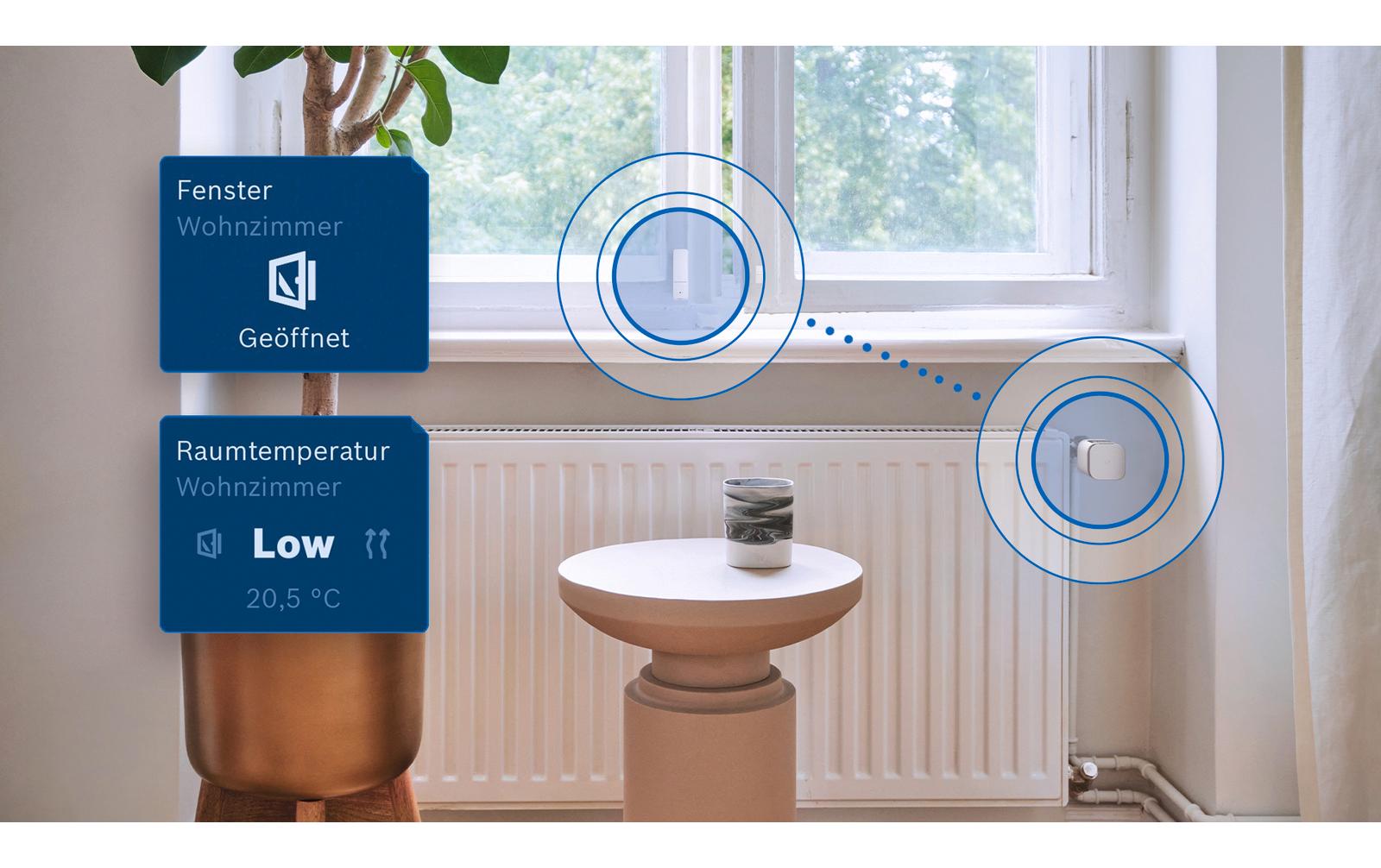WLAN-Tür-/Fensterkontakt II [+M] 3er Set<br>Der smarte Sensor für zuverlässige Erkennung von offenen Türen und Fenstern