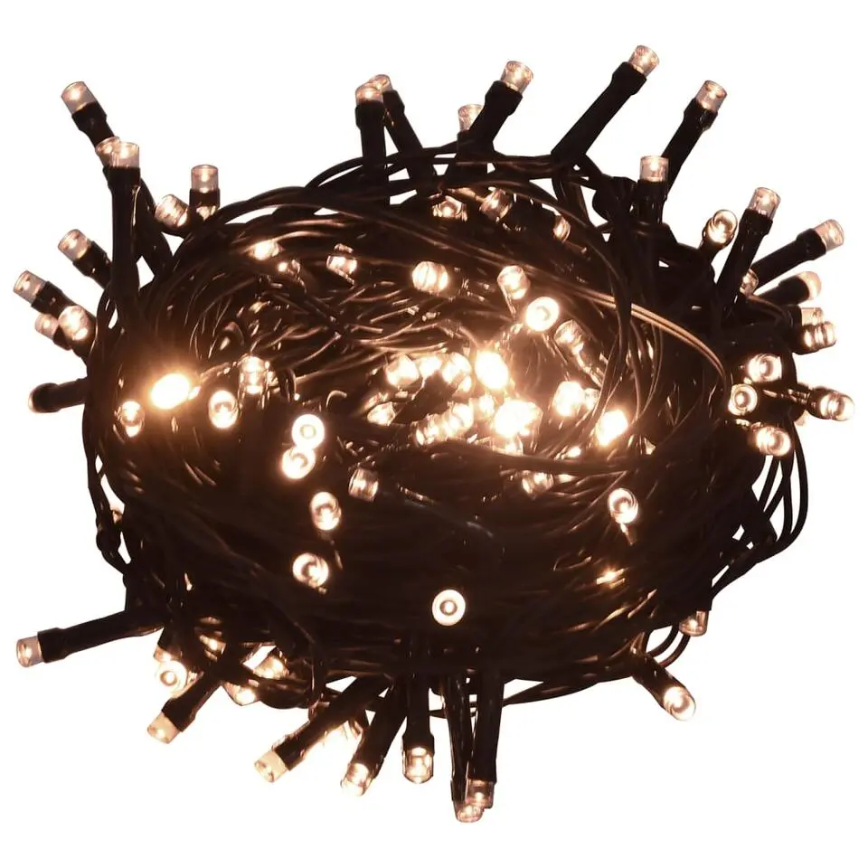 vidaXL - Kunstkerstboom met LED en dennenappels 120 cm - Groen en wit - PVC