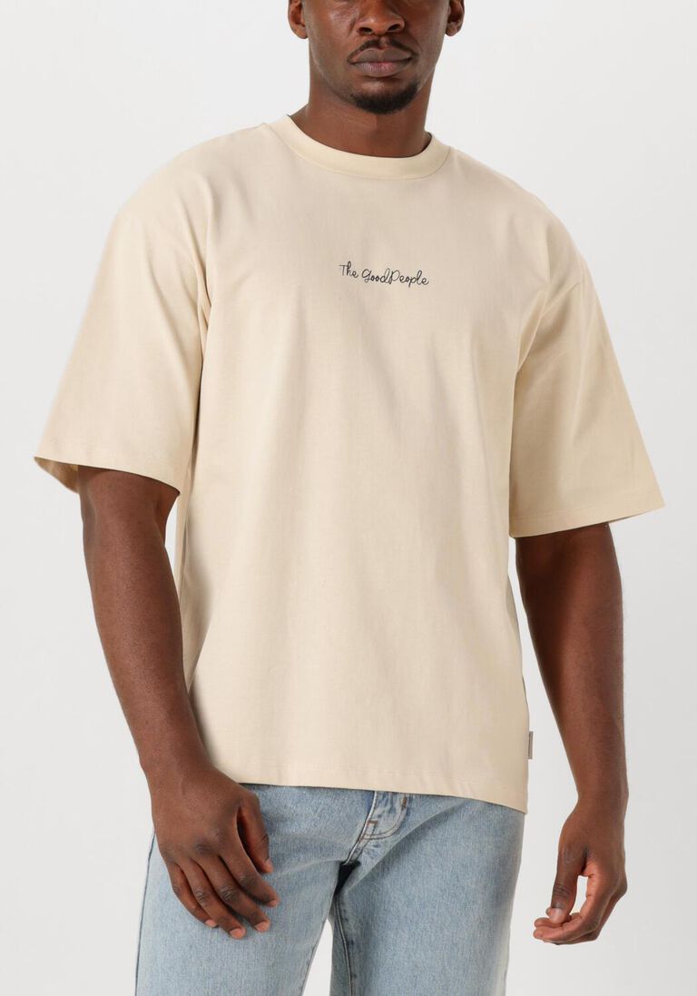 beige the goodpeople t-shirt tcult