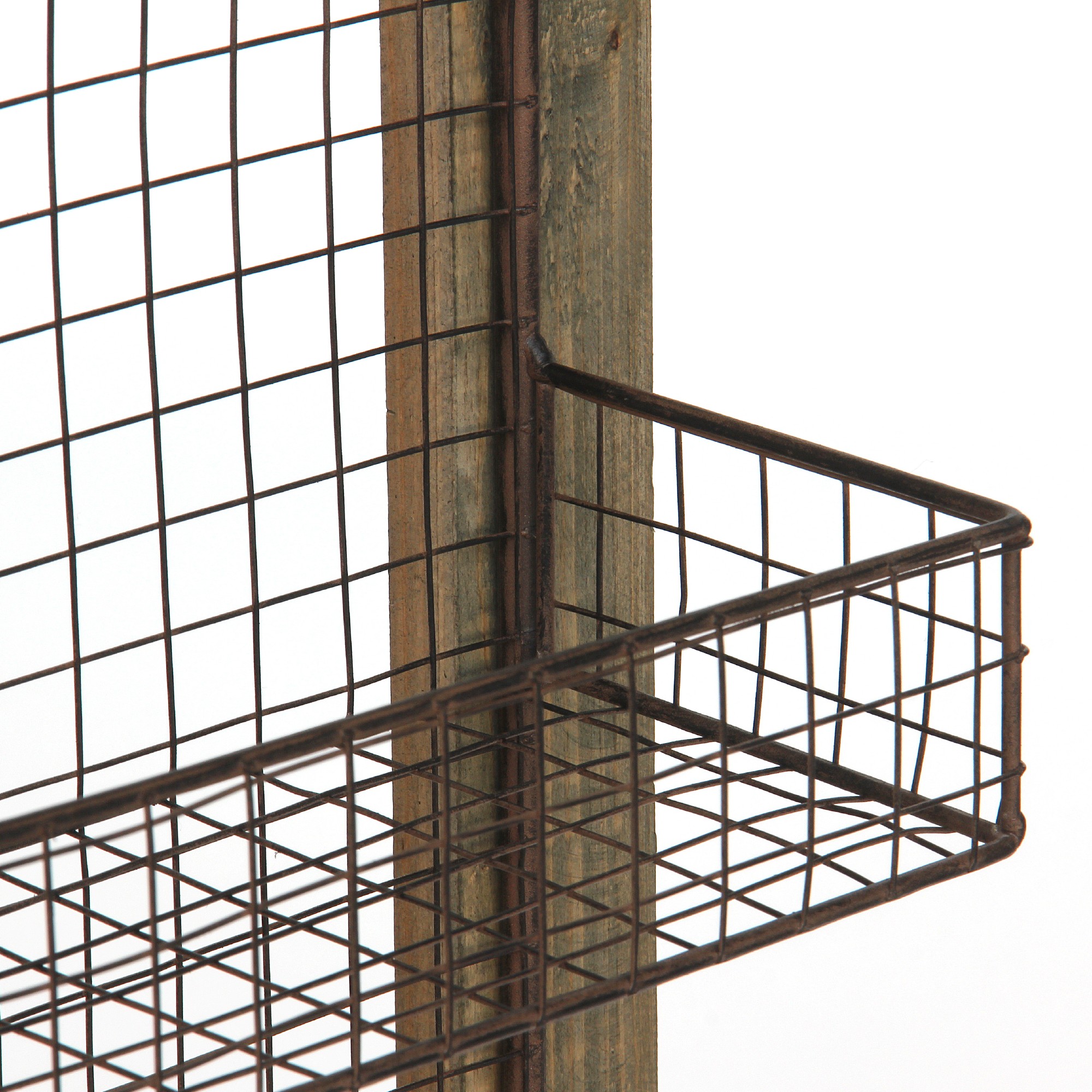 Wandregal 3 Fächer, B 45 cm, H 82 cm, T 15 cm von fischer's lagerhaus