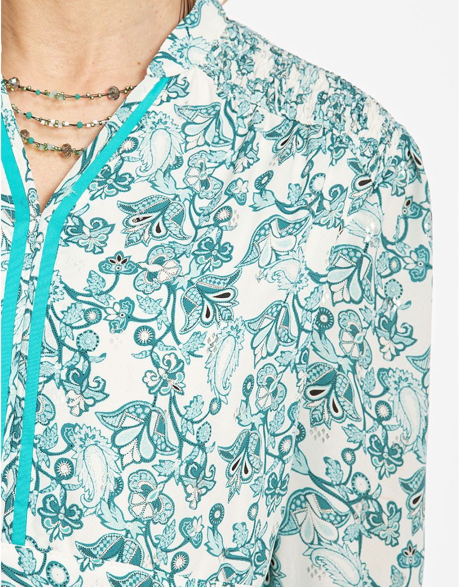 Robe habillée turquoise