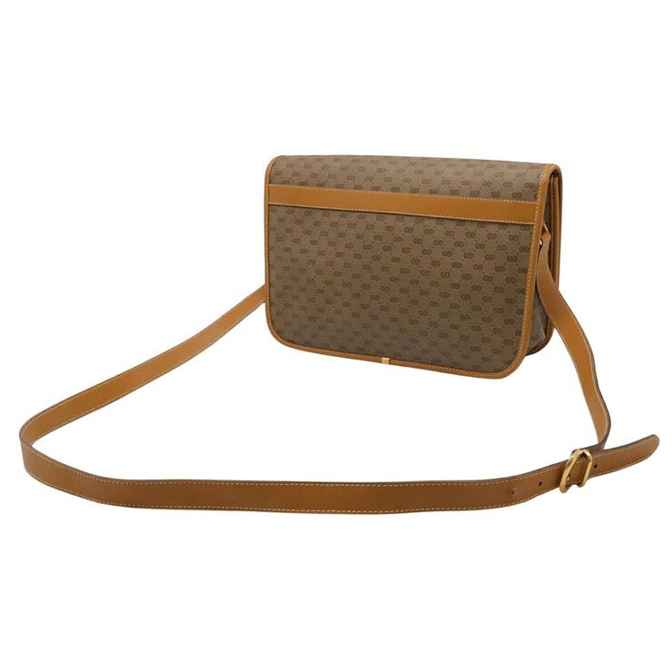 Gucci Vintage Gucci Crossbody Bag Beige