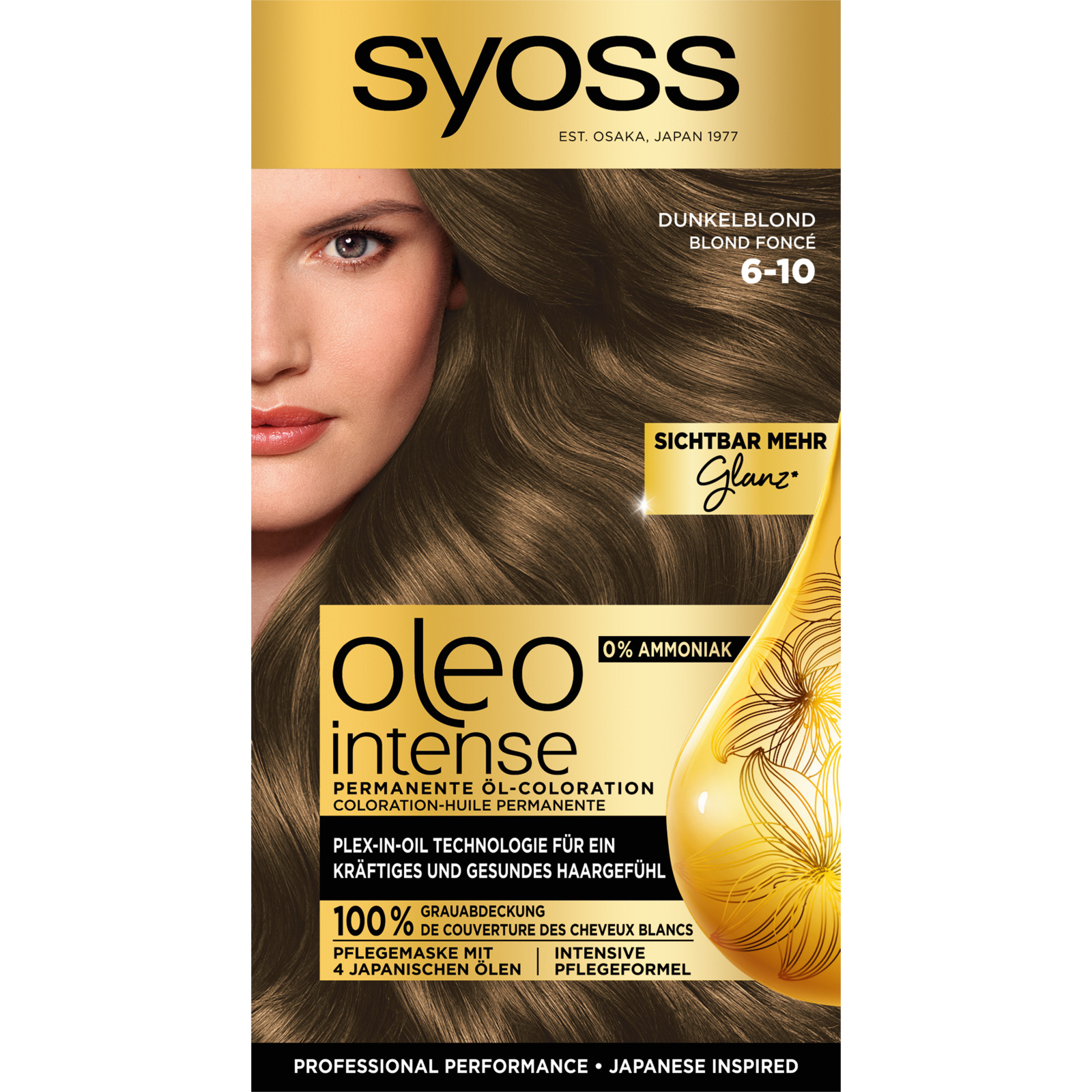 Syoss Oleo Intense Permanente Öl-Coloration Dunkelblond 6-10