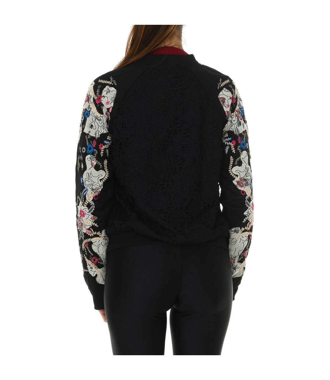 Long sleeve jacket with zipper closure 72E2GJ5 woman