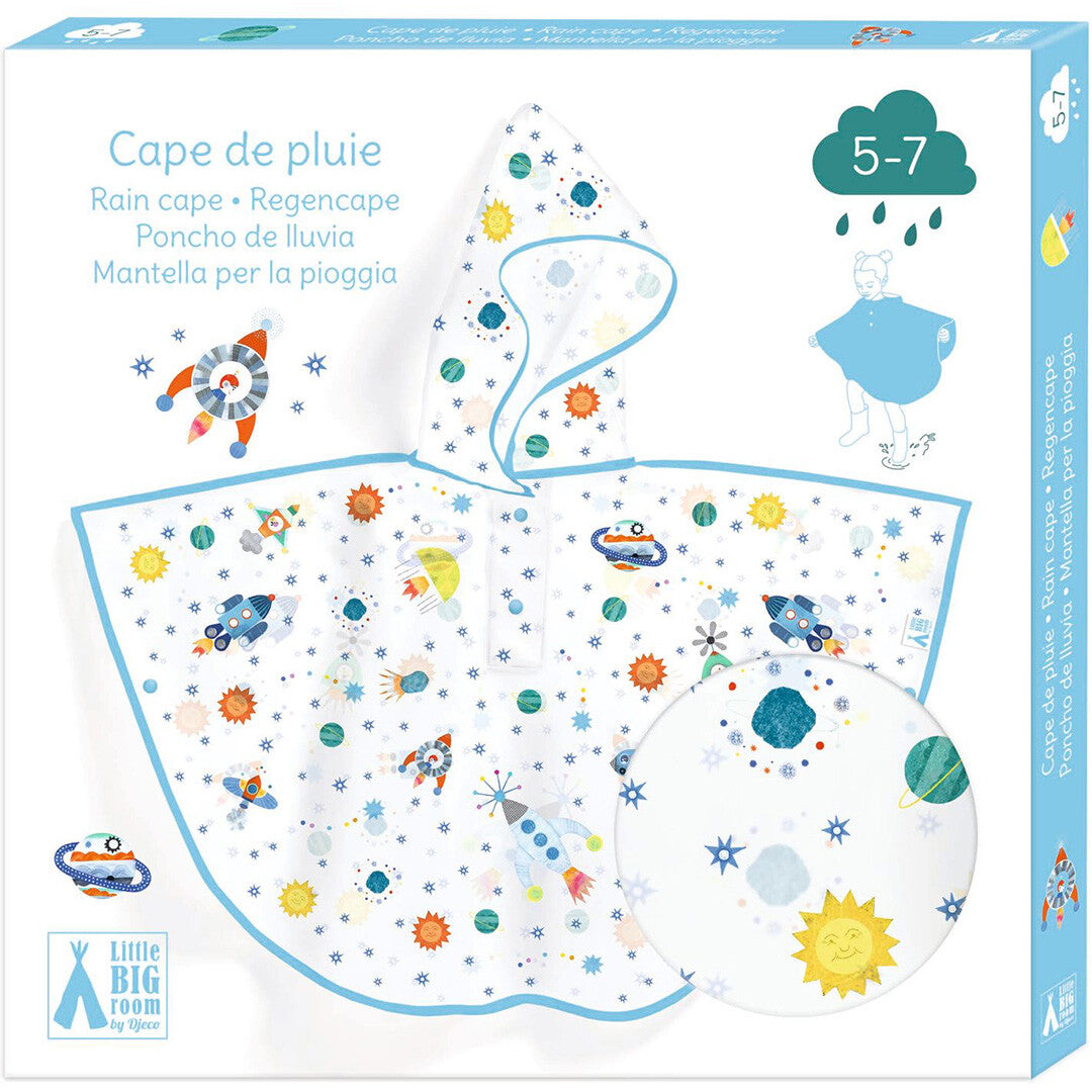 Djeco regencape raket - 5-7 jaar