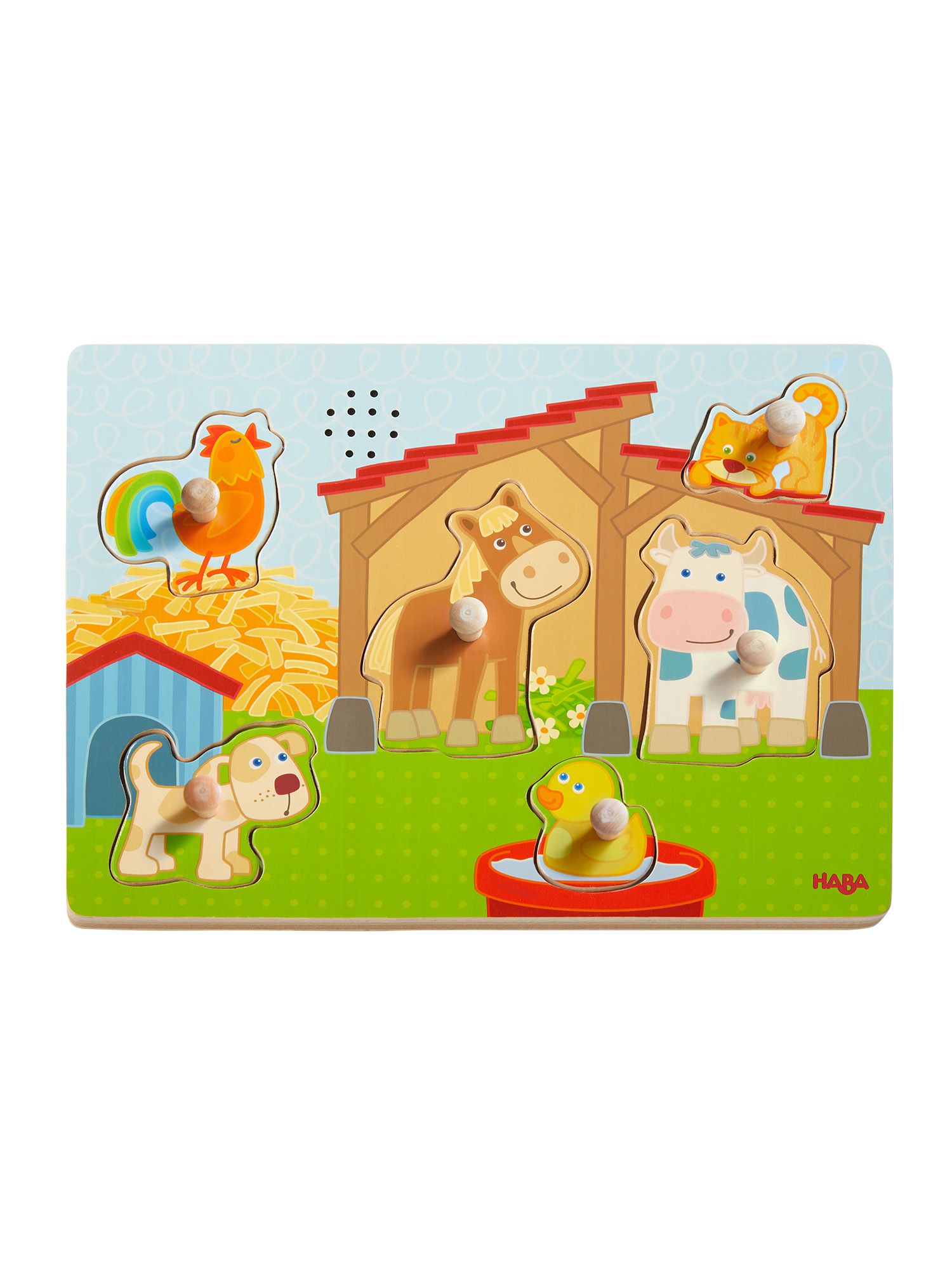 HABA Puzzle Sound-Greifpuzzle Auf dem Land