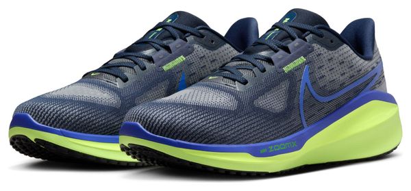 Chaussures Running Nike Vomero 17 Bleu/Vert Homme