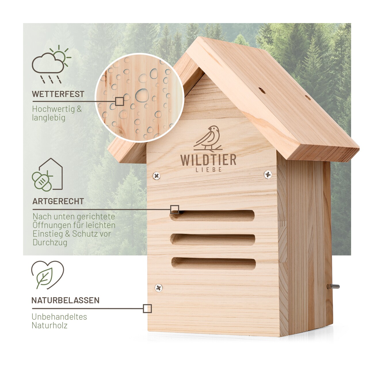 wildtier liebe Marienkäferhotel
