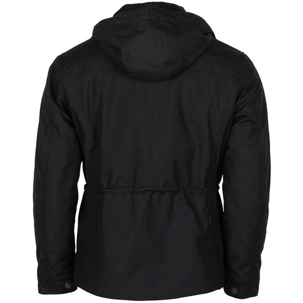 Helstons - Veste Barbade Tissu Technique Noir