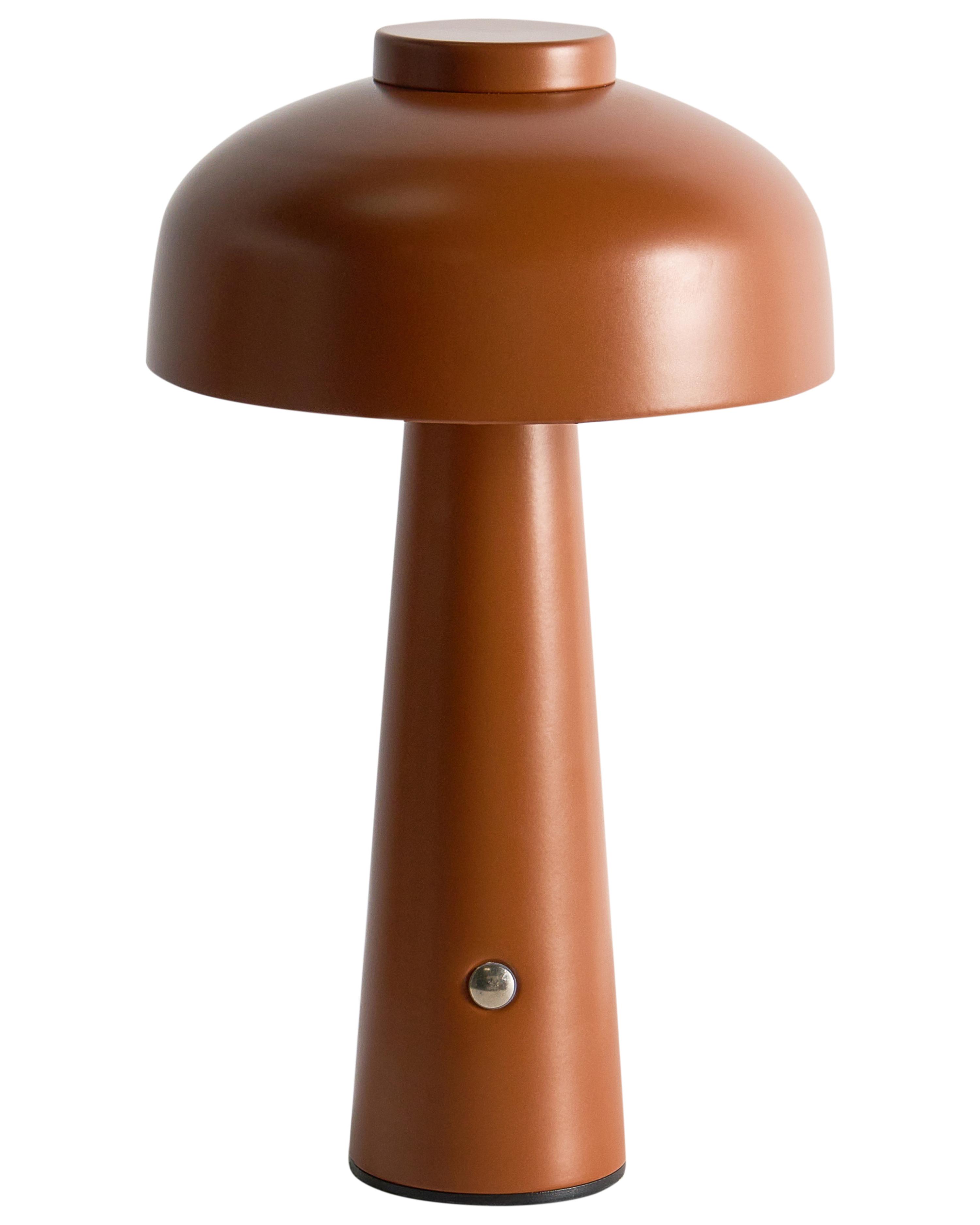 LED draadloze tafellamp AGUSAN met dimmer Metaal Bruin