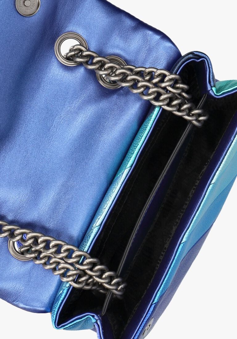 KURT GEIGER LONDON blauwe kurt geiger london handtas kensington leather