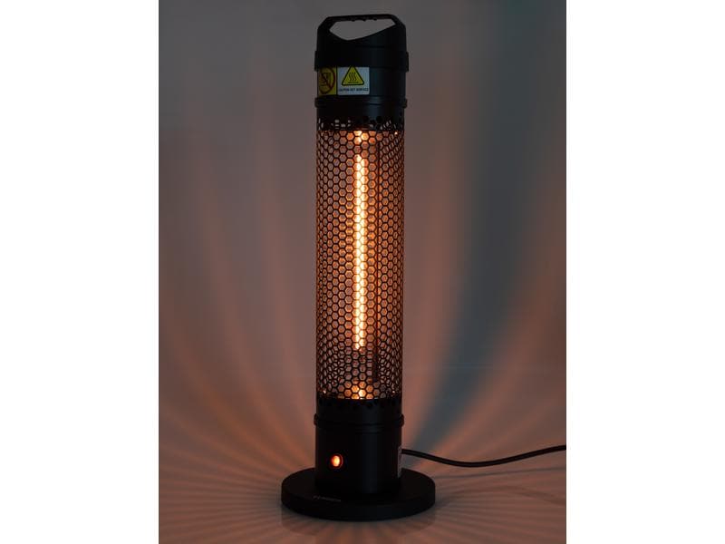 FURBER Heizstrahler Lios 1000 W Mobiler 360 °C Carbonstrahler für Ihren Aussenbereich