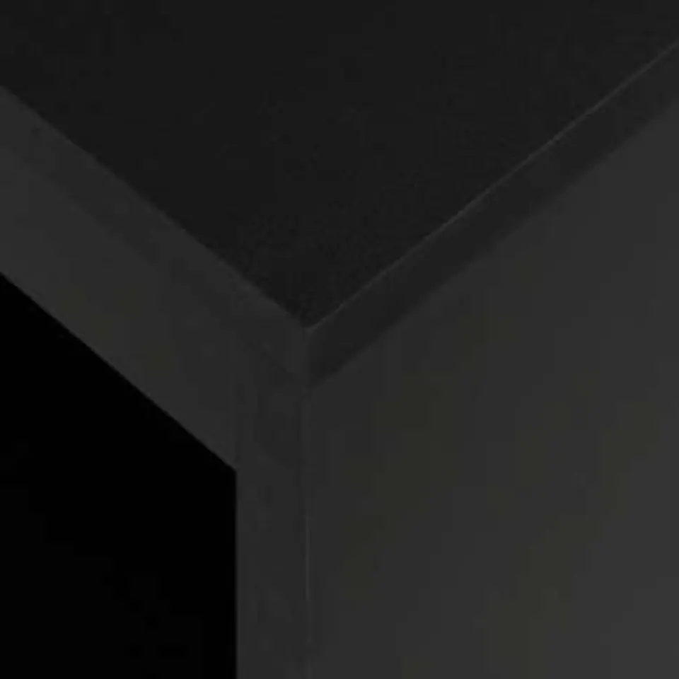 vidaXL - Bartafel - Zwart - Bewerkt hout