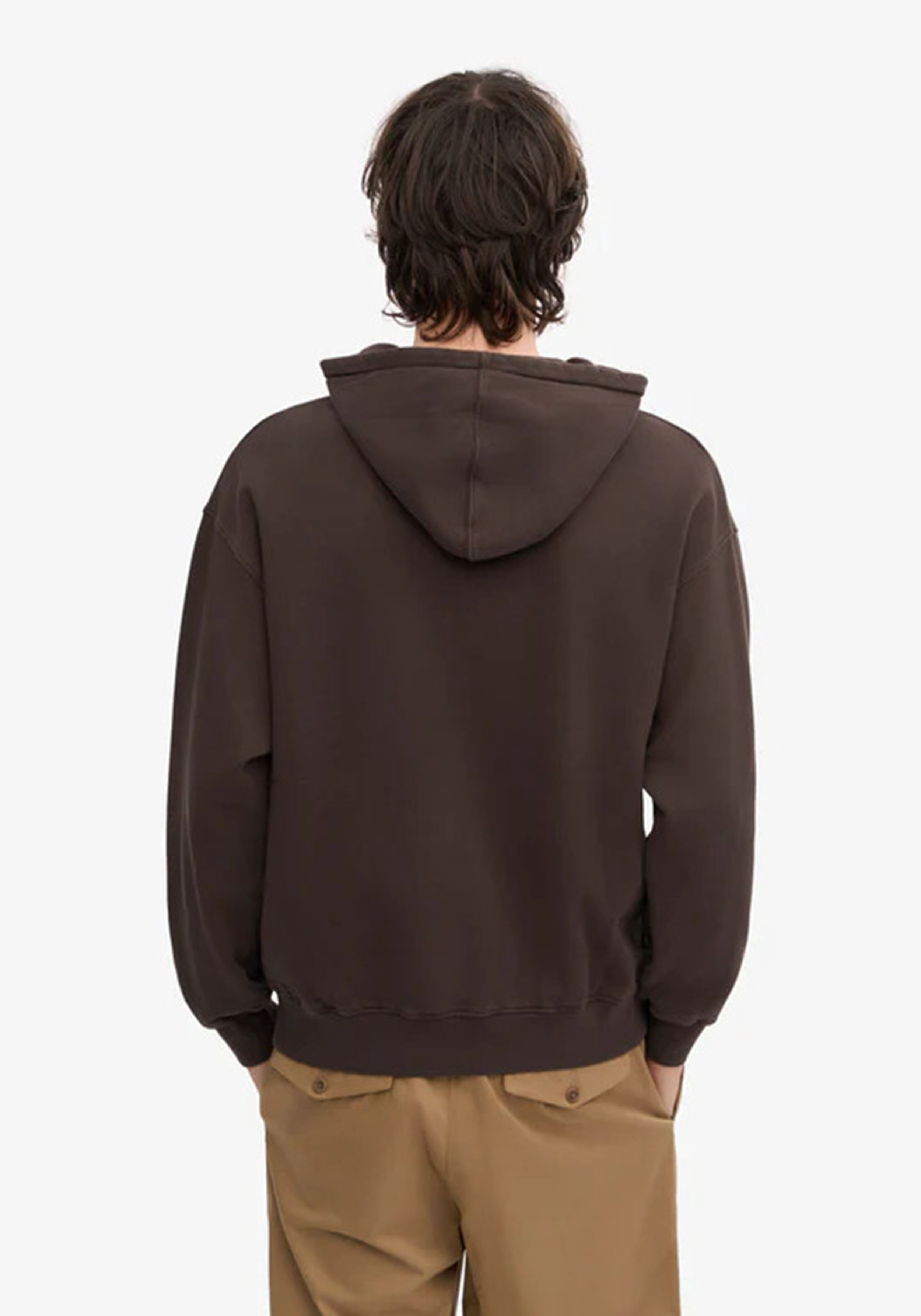 Colorful Standard Oversized Hoodie Coffee Brown