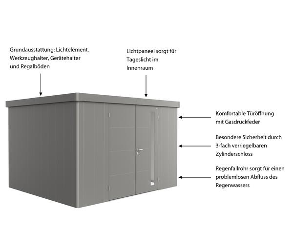 Biohort Gerätehaus Neo 3D, ca. B348/H222/T292
