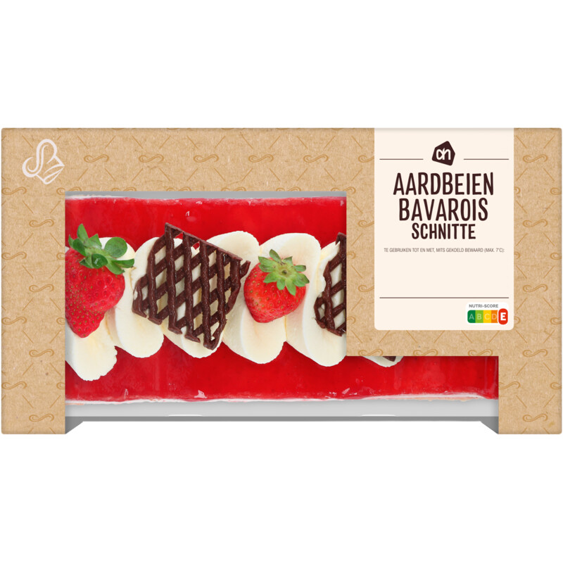 AH Aardbeien bavarois schnitte