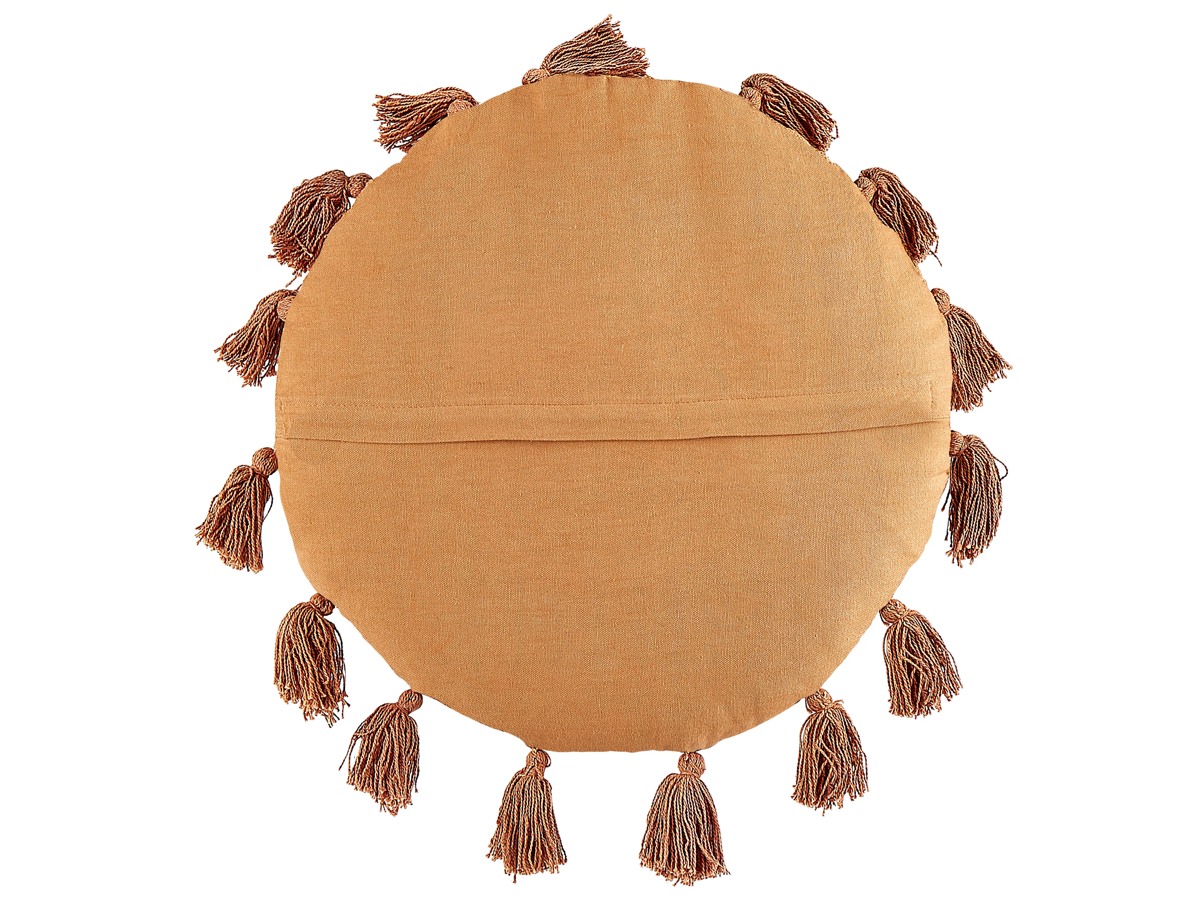 Set van 2 sierkussens MADIA Katoen 45 x 45 cm Oranje effen