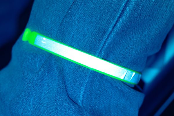TROUSER CLIP reflektierende Hosenspangen  gelb
