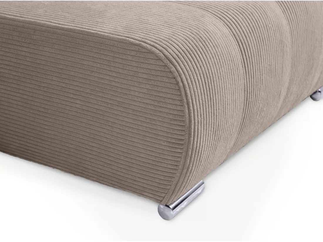 CANAPÉ D'ANGLE avec coffre de rangement Tragel L, beige