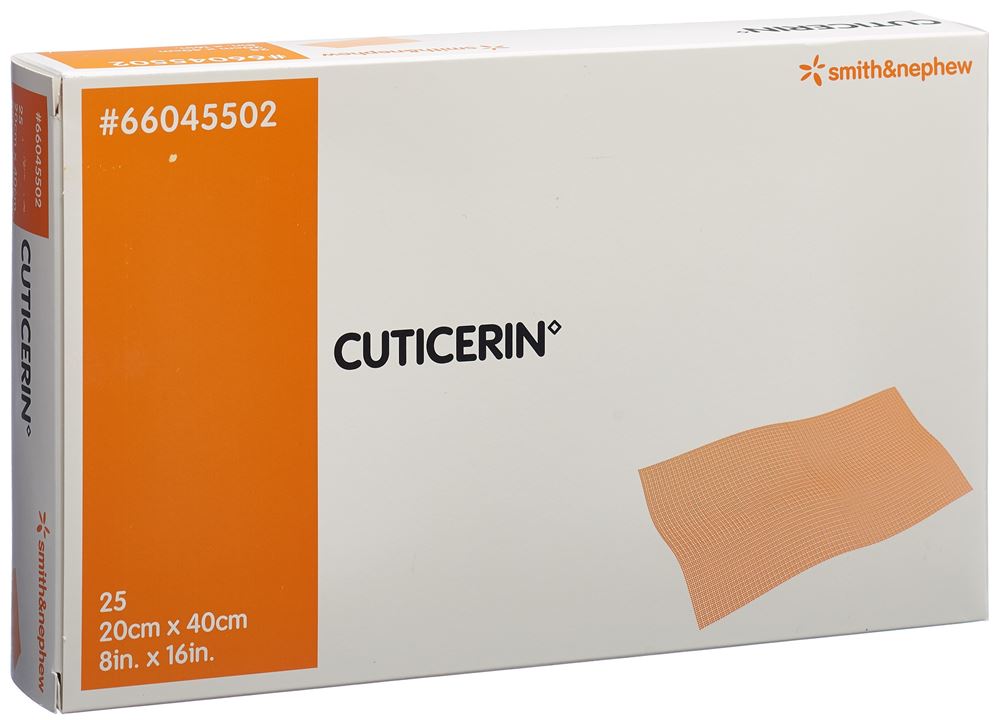 Cuticerin Salbenkompresse 20x40cm 25 Stk