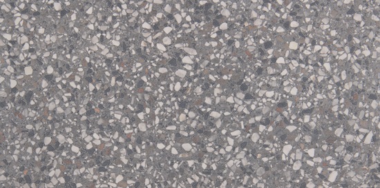 Vtwonen Tegels Terrazzo vloertegel 60x120cm antraciet gerectificeerd