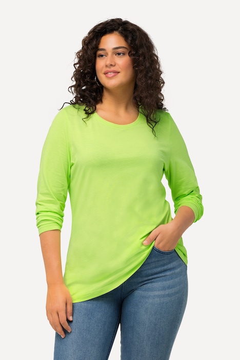 Shirt, Slim, Rundhalsausschnitt, Langarm
