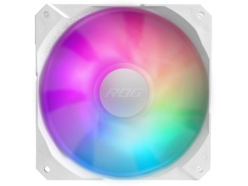ASUS ROG Wasserkühlung Strix LC II 240 ARGB WHITE EDITION All-in-One Flüssig-CPU-Kühler mit Aura Sync RGB und mit 2x 120 mm Lüfter