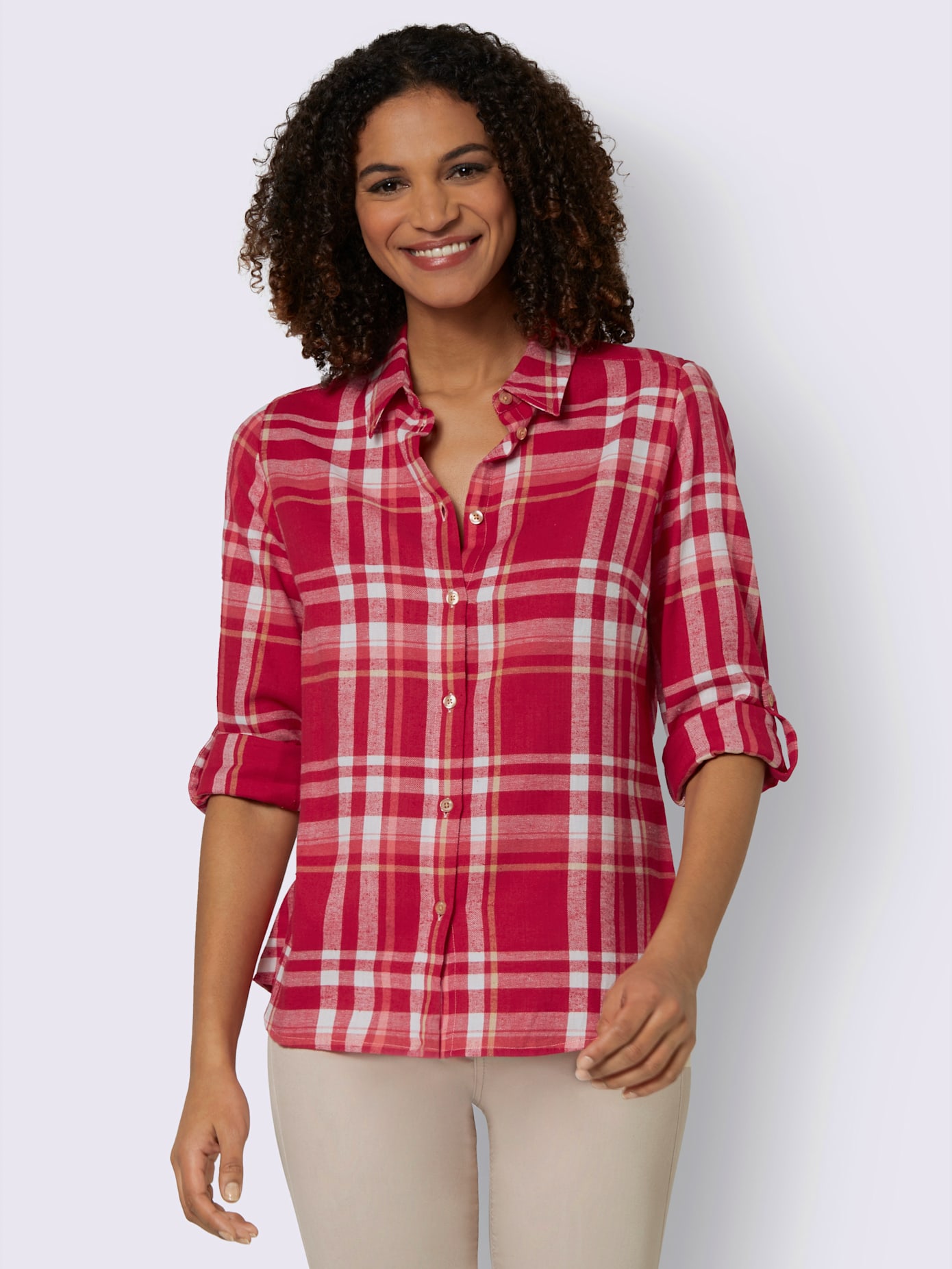 Chemisier en flanelle pur coton