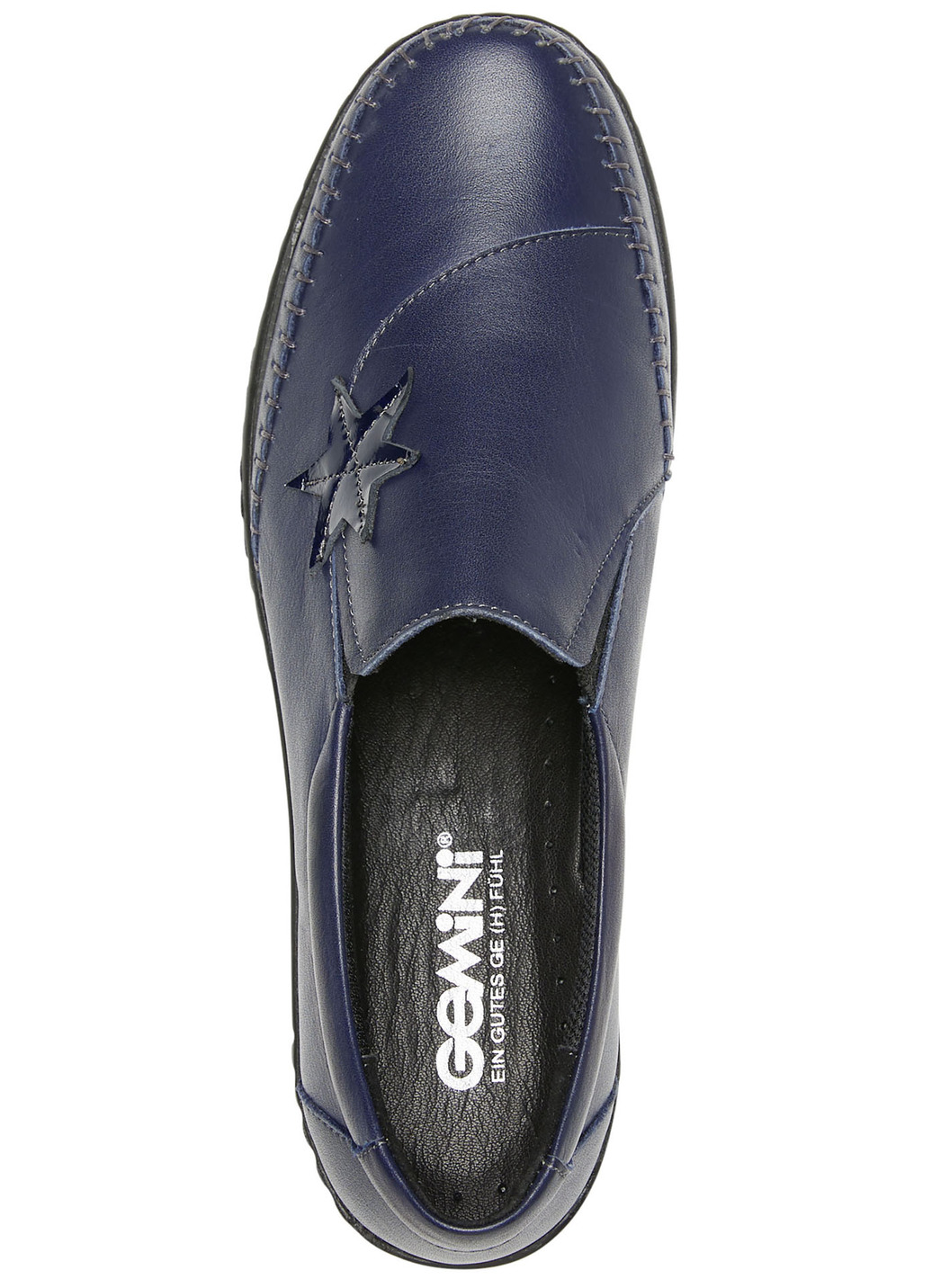 Gemini Slipper mit Leder-Applikation