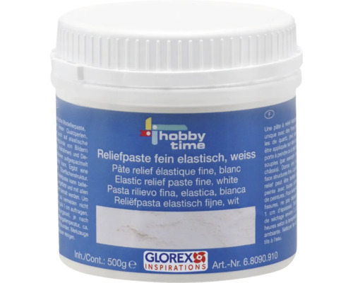 Elastische, fijne, witte reliëfpasta, 500 g