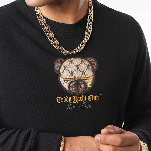 Sweat Crewneck Maison Couture Beige Limited Edition Noir