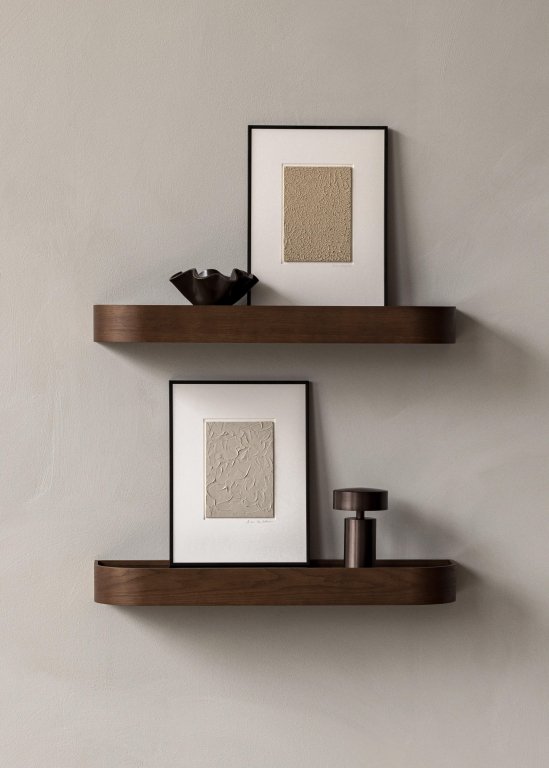 Audo Copenhagen Epoch 79 wandplank donker eiken/zwart