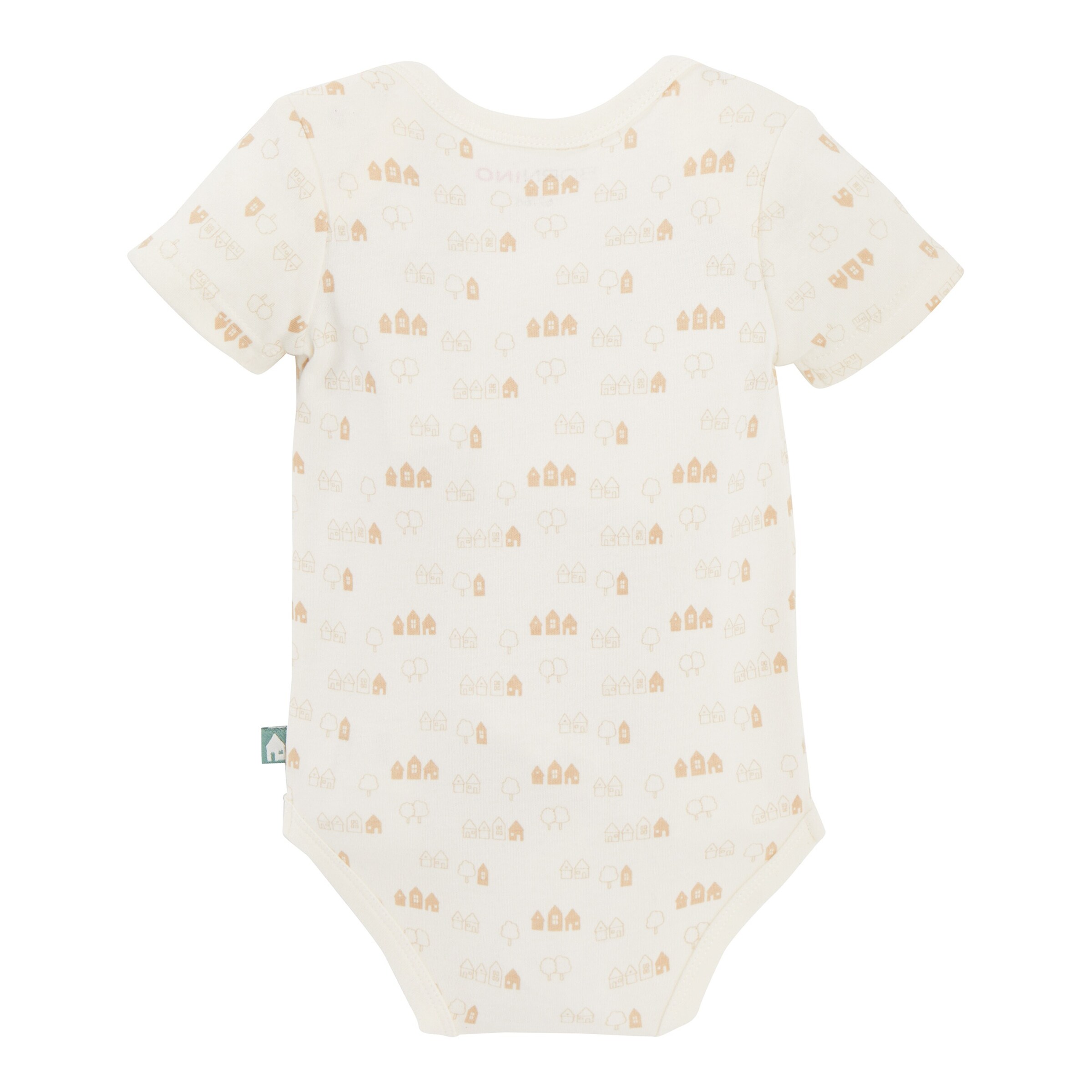 Bornino - Lieblinge 3er-Pack Bodys kurzarm Ringel Haus
