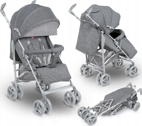 Lionelo Strollers - Lo-Irma Grey/Dark Grey