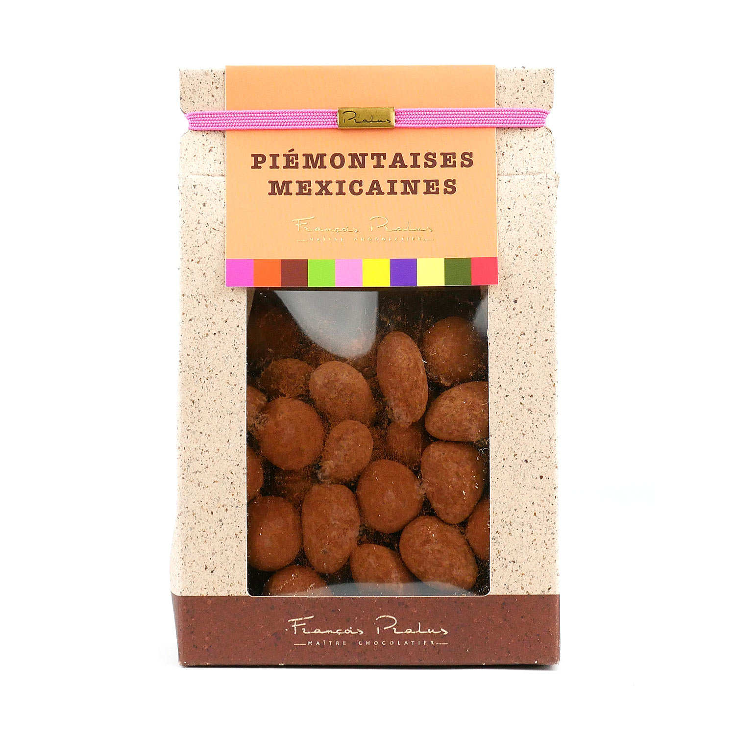 Noisettes et Amandes enrobées de chocolat - Piémontaises - Mexicaines Pralus