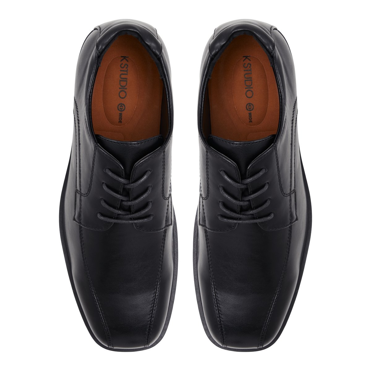 K STUDIO-Cigokin-w-Chaussures habillées derby - Talon plat - Noir