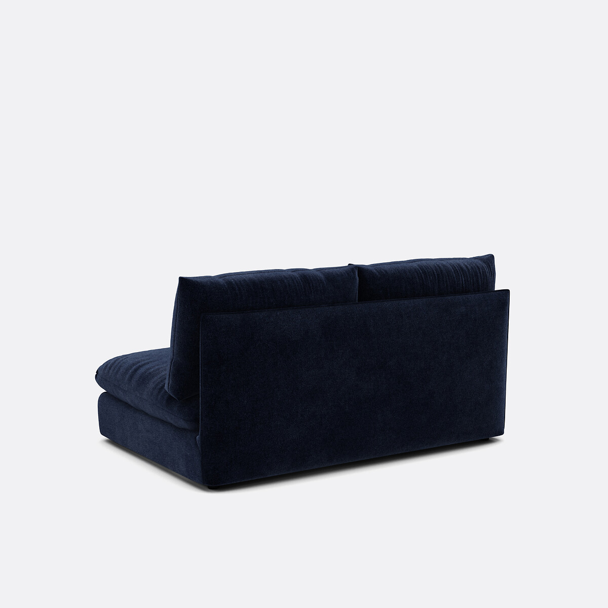 LA REDOUTE INTERIEURS<br>Sofá modular de 2 lugares. poliéster manchado, Malo
