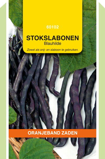 Oranjeband zaden Stokspekbonen Blauhilde - Groentezaden - 100 Gram