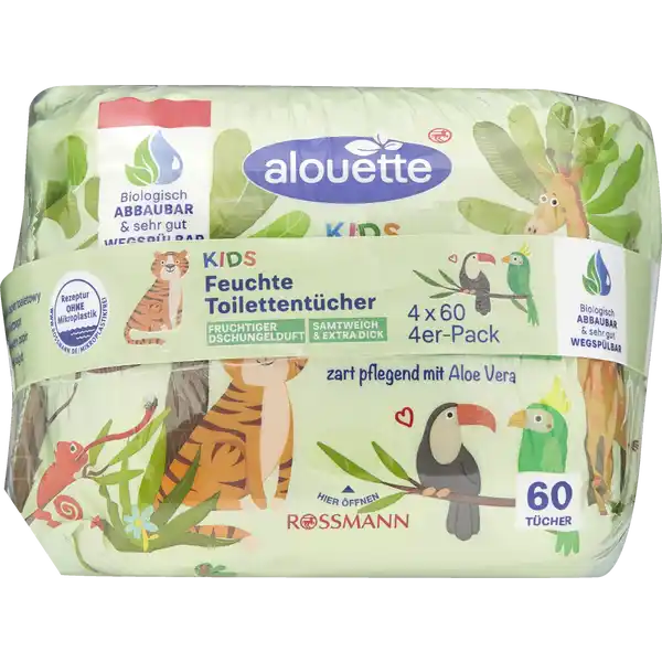 feuchte Toilettentücher Kids fruchtiger Dschungelduft